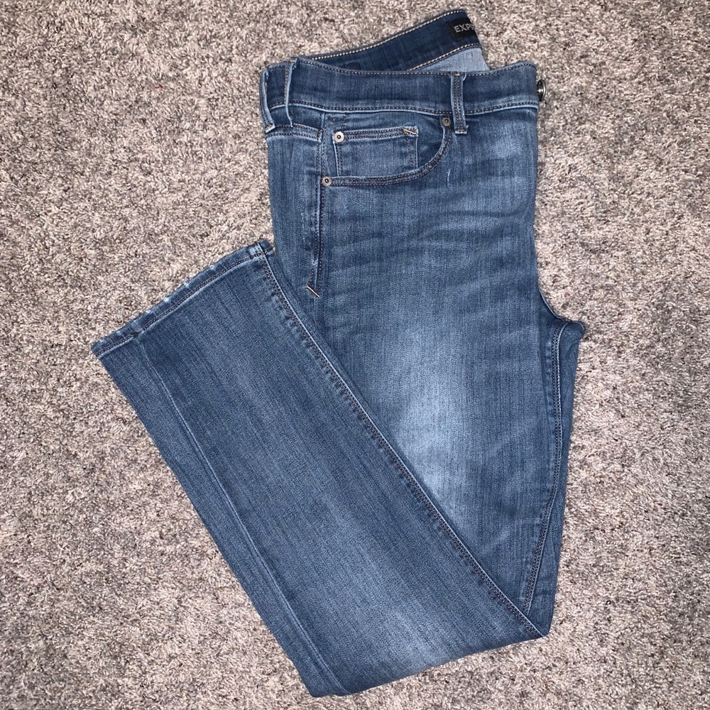 Express Super Skinny Mid Rise - Picture 2 of 4